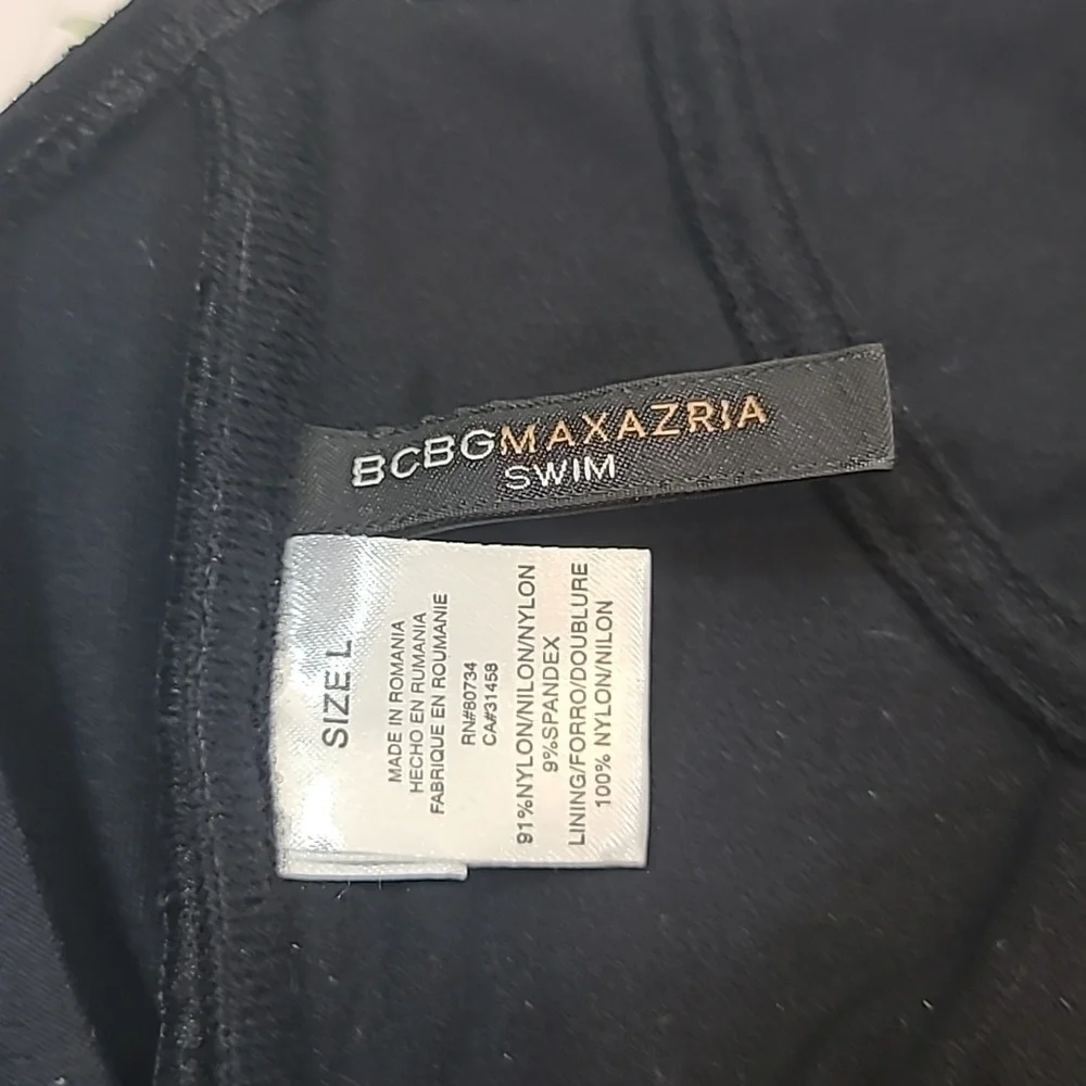 BCBG MAXAZRIA SWIM black one piece suite